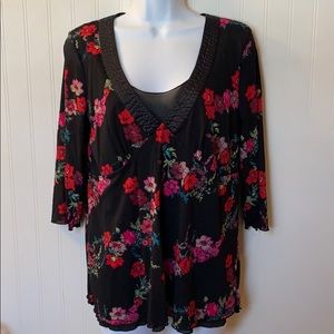 Old Navy Maternity Floral Sheer Layered Si…